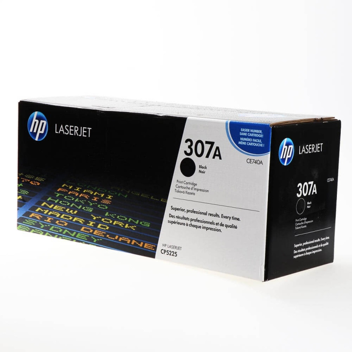 HP Toner CE740A 307A Musta ryhmässä TIETOKOONET & TARVIKKEET / Tulostimet & Tarvikkeet / Musteet ja väriaineet / Toner / HP @ TP E-commerce Nordic AB (C27160)