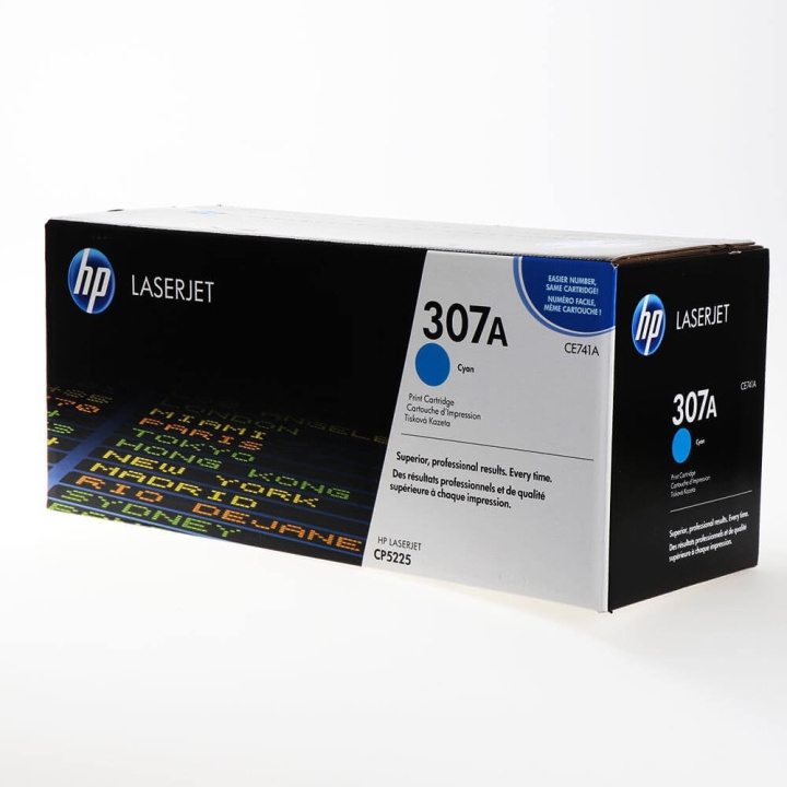 HP Toner CE741A 307A Cyan ryhmässä TIETOKOONET & TARVIKKEET / Tulostimet & Tarvikkeet / Musteet ja väriaineet / Toner / HP @ TP E-commerce Nordic AB (C27161)