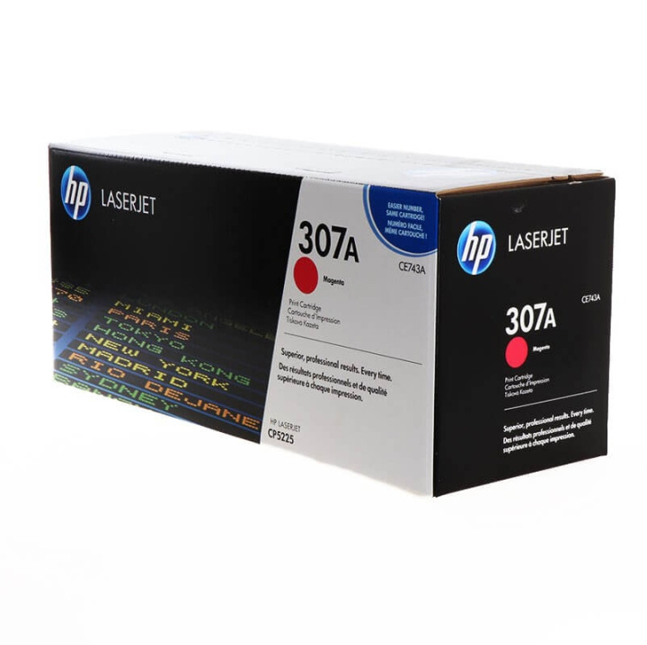 HP Toner CE743A 307A Magenta ryhmässä TIETOKOONET & TARVIKKEET / Tulostimet & Tarvikkeet / Musteet ja väriaineet / Toner / HP @ TP E-commerce Nordic AB (C27163)