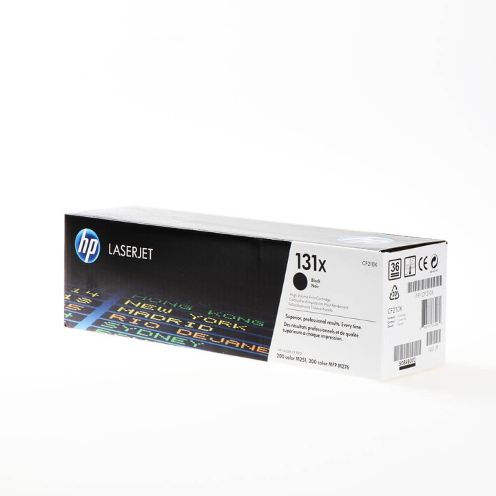 HP Toner CF210X 131X Musta ryhmässä TIETOKOONET & TARVIKKEET / Tulostimet & Tarvikkeet / Musteet ja väriaineet / Toner / HP @ TP E-commerce Nordic AB (C27165)