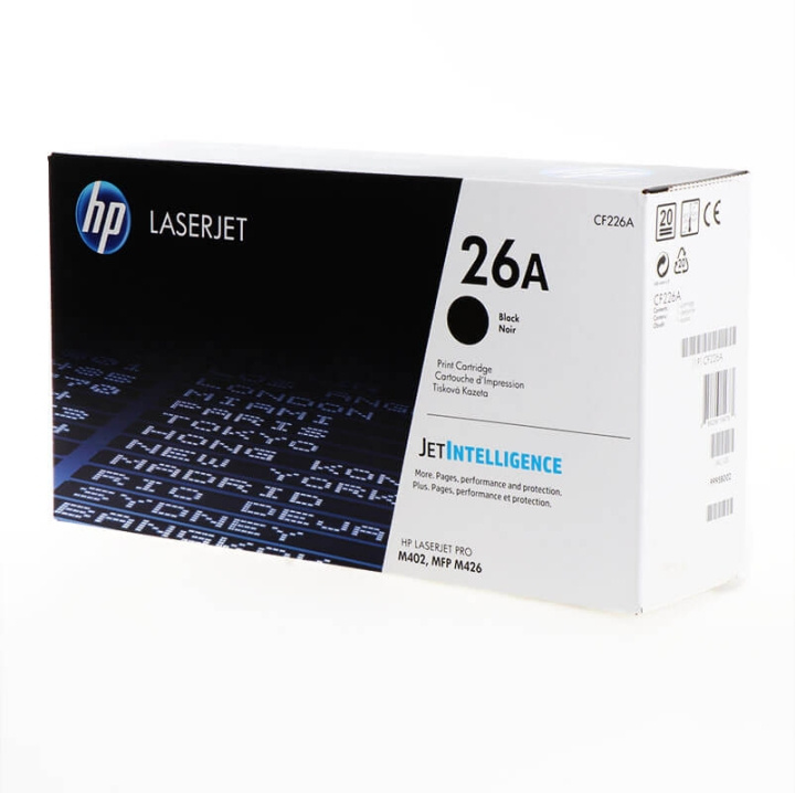 HP Toner CF226A 26A Musta ryhmässä TIETOKOONET & TARVIKKEET / Tulostimet & Tarvikkeet / Musteet ja väriaineet / Toner / HP @ TP E-commerce Nordic AB (C27174)