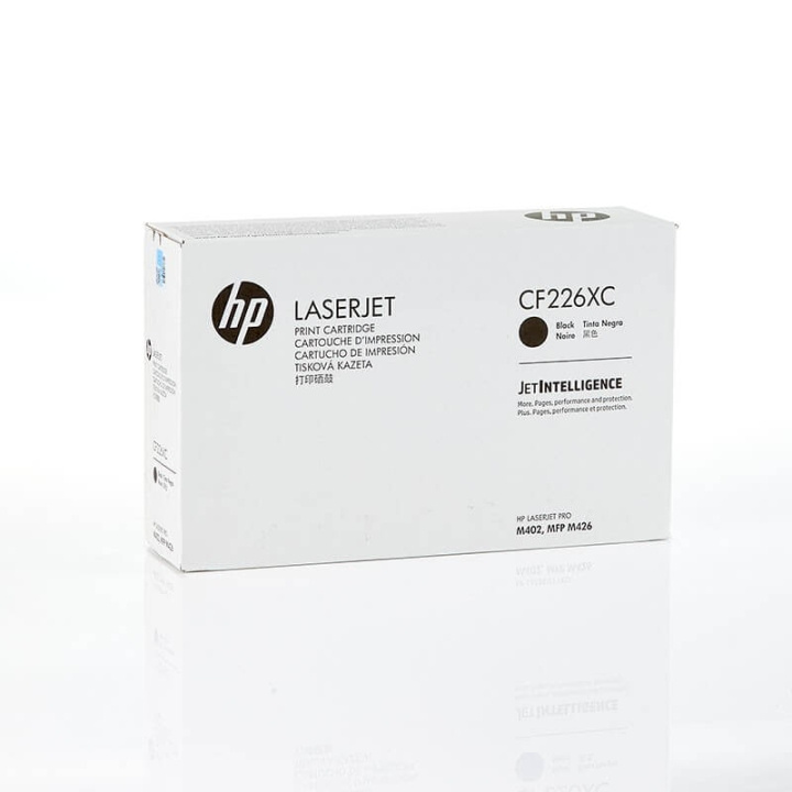 HP Toner CF226XC 26X Musta Contract ryhmässä TIETOKOONET & TARVIKKEET / Tulostimet & Tarvikkeet / Musteet ja väriaineet / Toner / HP @ TP E-commerce Nordic AB (C27176)