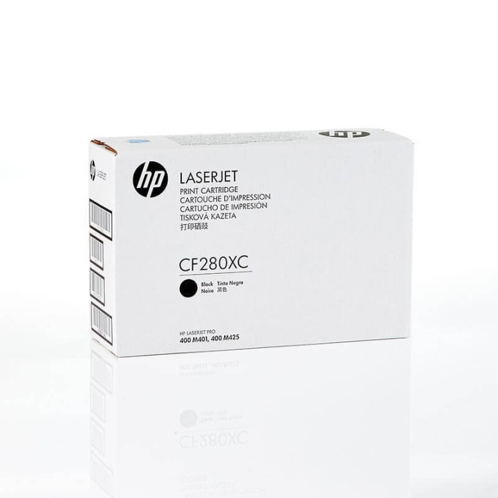 HP Toner CF280XC 80X Musta Contract ryhmässä TIETOKOONET & TARVIKKEET / Tulostimet & Tarvikkeet / Musteet ja väriaineet / Toner / HP @ TP E-commerce Nordic AB (C27194)