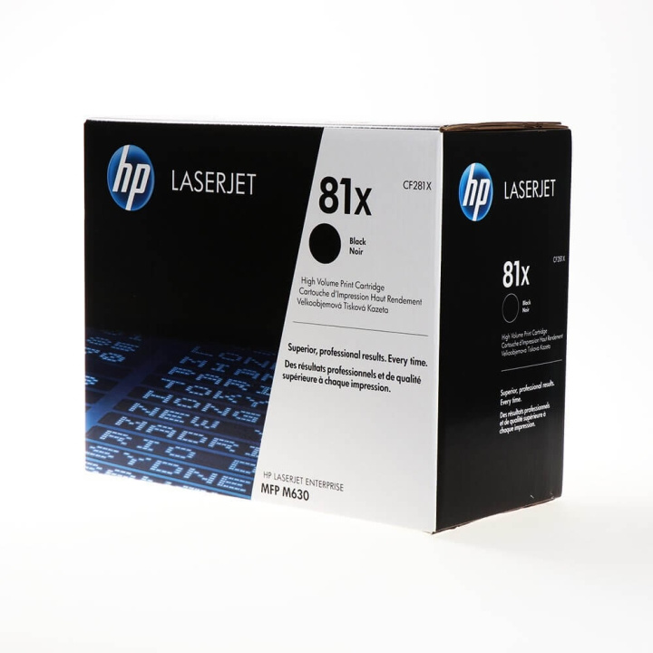 HP Toner CF281X 81X Musta ryhmässä TIETOKOONET & TARVIKKEET / Tulostimet & Tarvikkeet / Musteet ja väriaineet / Toner / HP @ TP E-commerce Nordic AB (C27197)