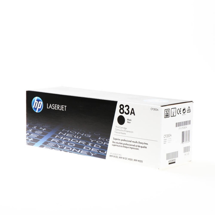 HP Toner CF283A 83A Musta ryhmässä TIETOKOONET & TARVIKKEET / Tulostimet & Tarvikkeet / Musteet ja väriaineet / Toner / HP @ TP E-commerce Nordic AB (C27198)