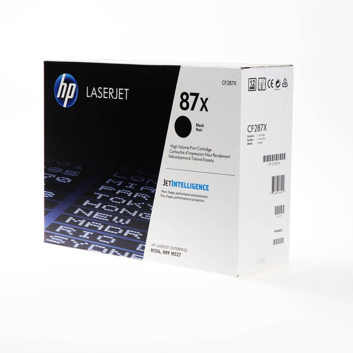 HP Toner CF287X 87X Musta ryhmässä TIETOKOONET & TARVIKKEET / Tulostimet & Tarvikkeet / Musteet ja väriaineet / Toner / HP @ TP E-commerce Nordic AB (C27205)
