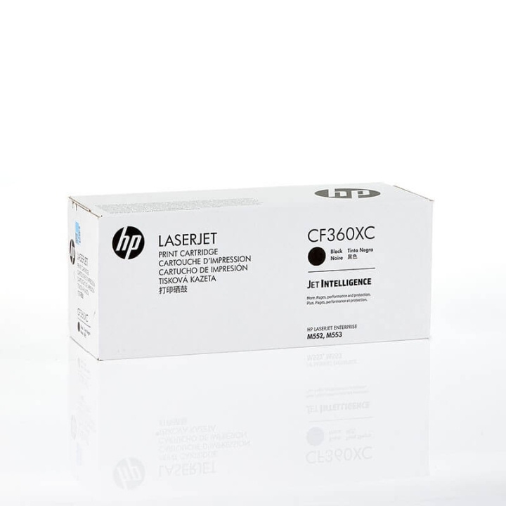 HP Toner CF360XC 508X Musta Contract ryhmässä TIETOKOONET & TARVIKKEET / Tulostimet & Tarvikkeet / Musteet ja väriaineet / Toner / HP @ TP E-commerce Nordic AB (C27228)