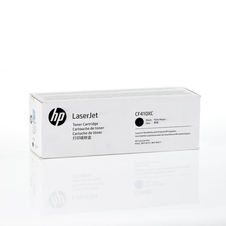 HP Toner CF410XC 410X Musta Contract ryhmässä TIETOKOONET & TARVIKKEET / Tulostimet & Tarvikkeet / Musteet ja väriaineet / Toner / HP @ TP E-commerce Nordic AB (C27254)