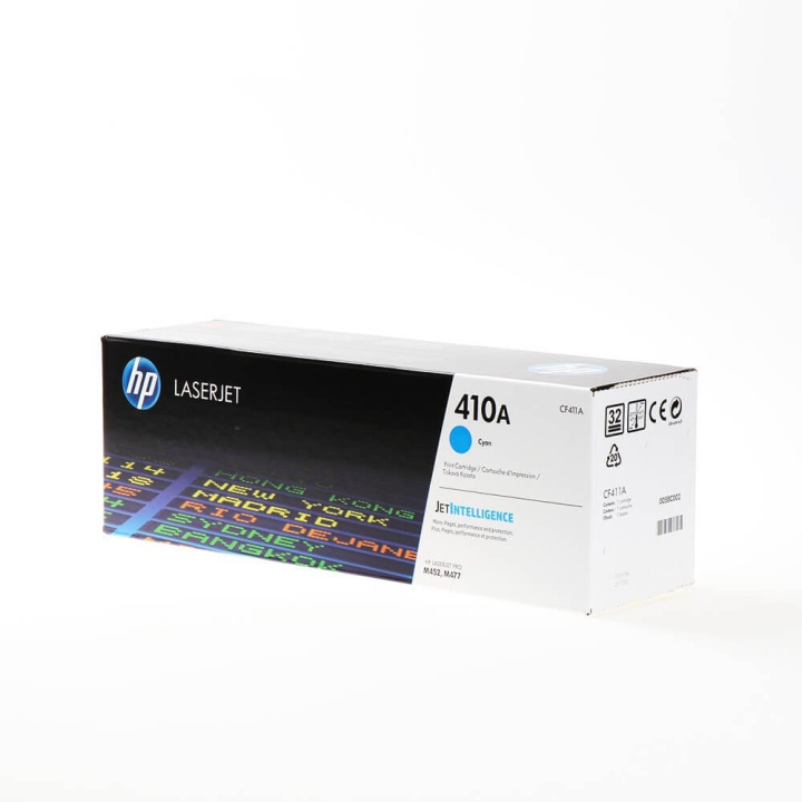 HP Toner CF411A 410A Cyan ryhmässä TIETOKOONET & TARVIKKEET / Tulostimet & Tarvikkeet / Musteet ja väriaineet / Toner / HP @ TP E-commerce Nordic AB (C27256)