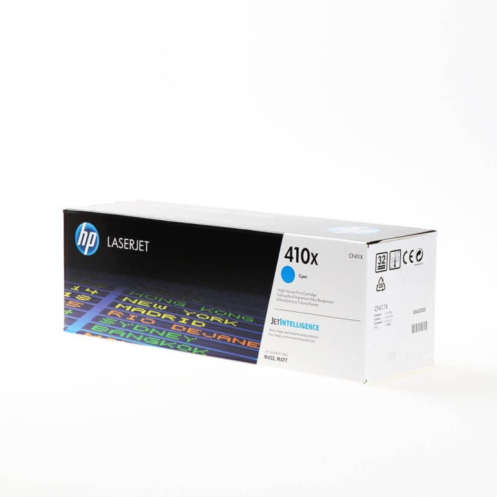 HP Toner CF411X 410X Cyan ryhmässä TIETOKOONET & TARVIKKEET / Tulostimet & Tarvikkeet / Musteet ja väriaineet / Toner / HP @ TP E-commerce Nordic AB (C27257)