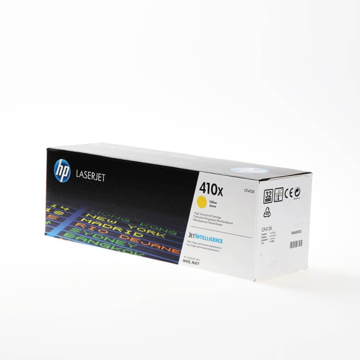 HP Toner CF412X 410X Keltainen ryhmässä TIETOKOONET & TARVIKKEET / Tulostimet & Tarvikkeet / Musteet ja väriaineet / Toner / HP @ TP E-commerce Nordic AB (C27260)