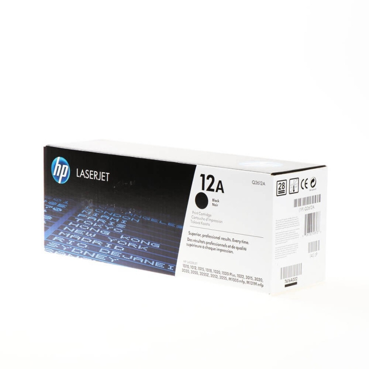 HP Toner Q2612A 12A Musta ryhmässä TIETOKOONET & TARVIKKEET / Tulostimet & Tarvikkeet / Musteet ja väriaineet / Toner / HP @ TP E-commerce Nordic AB (C27285)