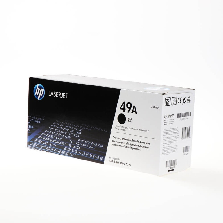 HP Toner Q5949A 49A Musta ryhmässä TIETOKOONET & TARVIKKEET / Tulostimet & Tarvikkeet / Musteet ja väriaineet / Toner / HP @ TP E-commerce Nordic AB (C27290)