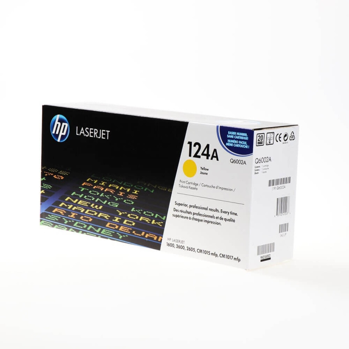 HP Toner Q6002A 124A Keltainen ryhmässä TIETOKOONET & TARVIKKEET / Tulostimet & Tarvikkeet / Musteet ja väriaineet / Toner / HP @ TP E-commerce Nordic AB (C27294)