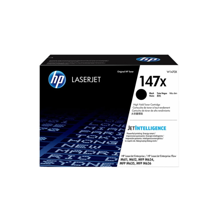 HP Toner W1470X 147X Musta ryhmässä TIETOKOONET & TARVIKKEET / Tulostimet & Tarvikkeet / Musteet ja väriaineet / Toner / HP @ TP E-commerce Nordic AB (C27304)