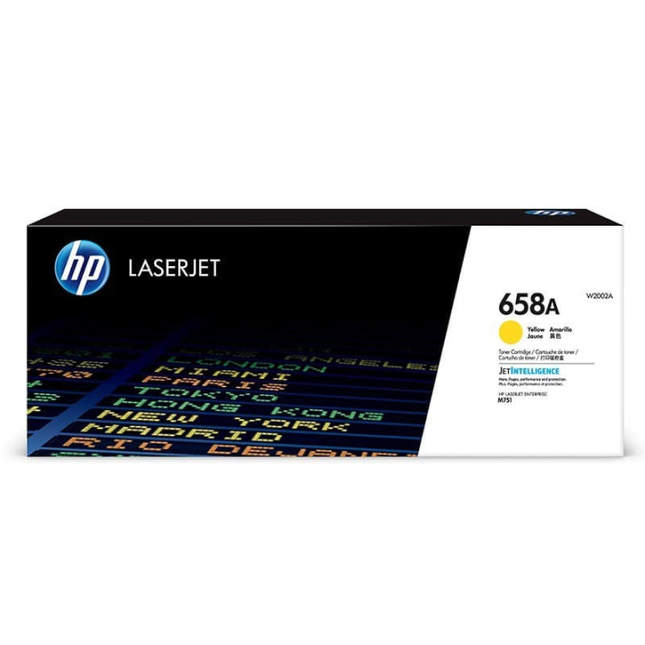 HP Toner W2002A 658A Keltainen ryhmässä TIETOKOONET & TARVIKKEET / Tulostimet & Tarvikkeet / Musteet ja väriaineet / Toner / HP @ TP E-commerce Nordic AB (C27307)