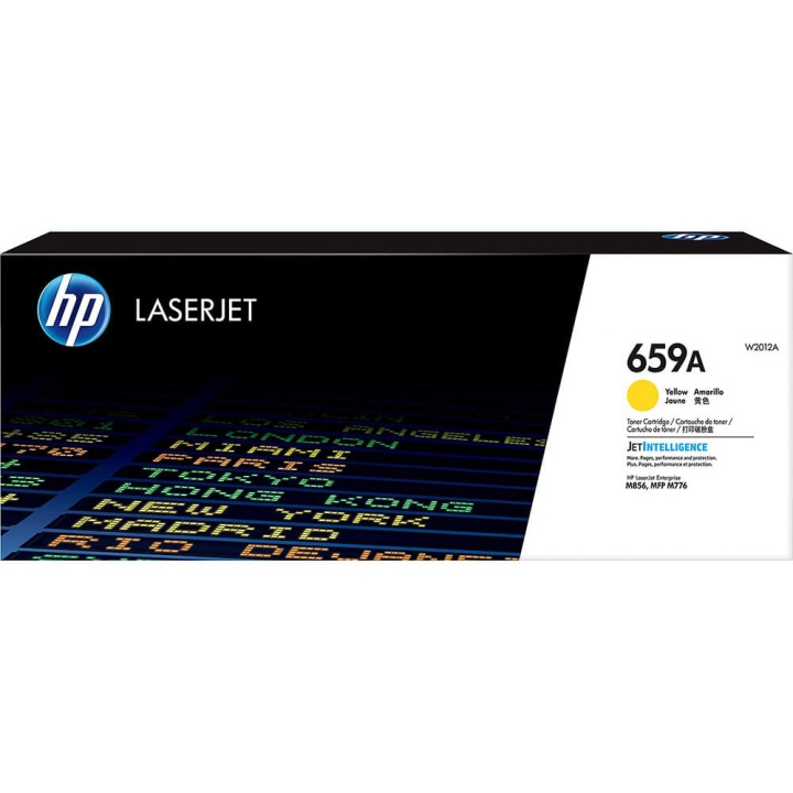 HP Toner W2012A 659A Keltainen ryhmässä TIETOKOONET & TARVIKKEET / Tulostimet & Tarvikkeet / Musteet ja väriaineet / Toner / HP @ TP E-commerce Nordic AB (C27313)