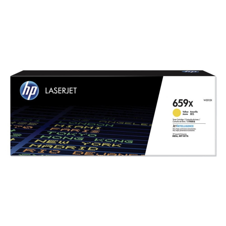HP Toner W2012X 659X Keltainen ryhmässä TIETOKOONET & TARVIKKEET / Tulostimet & Tarvikkeet / Musteet ja väriaineet / Toner / HP @ TP E-commerce Nordic AB (C27314)