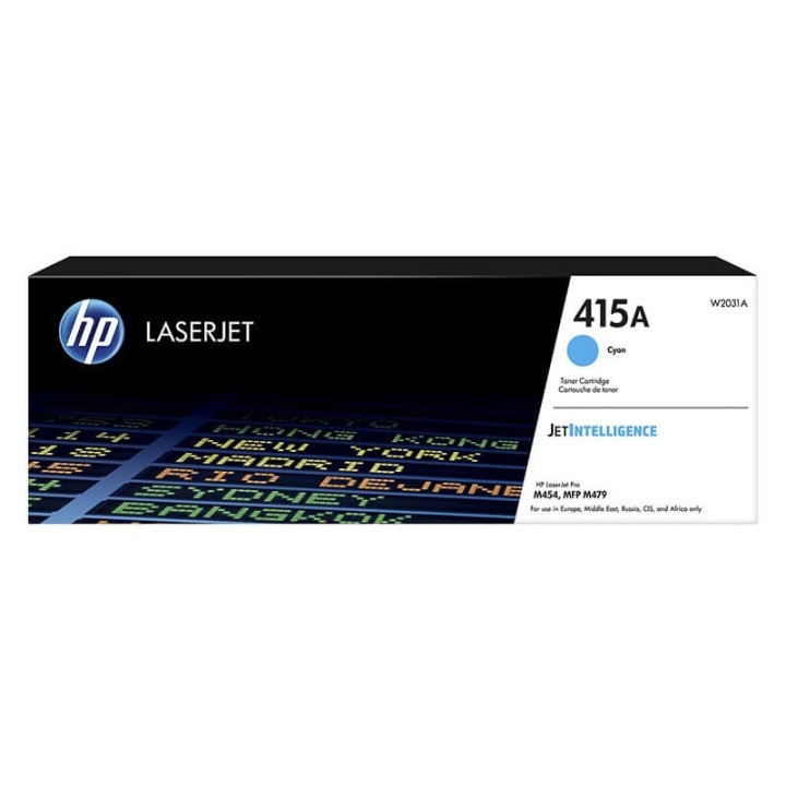 HP Toner W2031A 415A Cyan ryhmässä TIETOKOONET & TARVIKKEET / Tulostimet & Tarvikkeet / Musteet ja väriaineet / Toner / HP @ TP E-commerce Nordic AB (C27321)