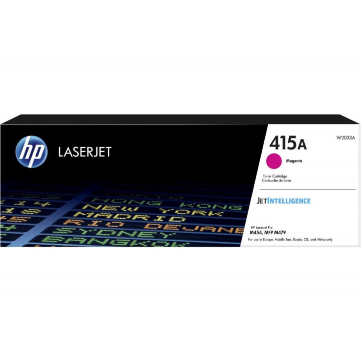 HP Toner W2033A 415A Magenta ryhmässä TIETOKOONET & TARVIKKEET / Tulostimet & Tarvikkeet / Musteet ja väriaineet / Toner / HP @ TP E-commerce Nordic AB (C27329)