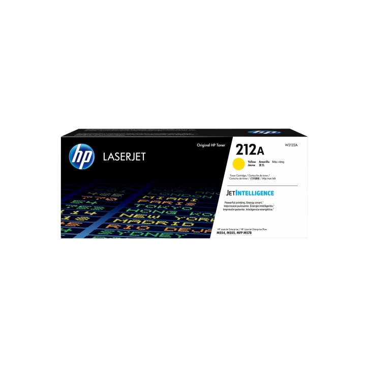 HP Toner W2122A 212A Keltainen ryhmässä TIETOKOONET & TARVIKKEET / Tulostimet & Tarvikkeet / Musteet ja väriaineet / Toner / HP @ TP E-commerce Nordic AB (C27337)