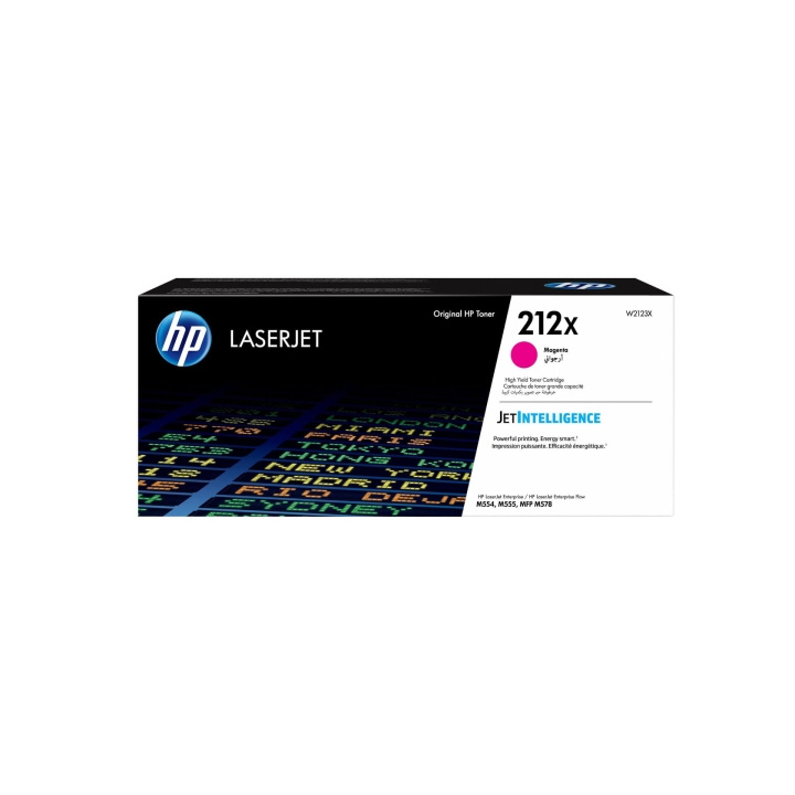 HP Toner W2123X 212X Magenta ryhmässä TIETOKOONET & TARVIKKEET / Tulostimet & Tarvikkeet / Musteet ja väriaineet / Toner / HP @ TP E-commerce Nordic AB (C27340)