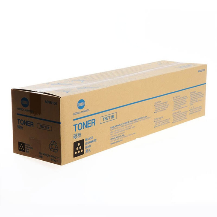 Konica Minolta Toner A3VU150 TN711 Musta ryhmässä TIETOKOONET & TARVIKKEET / Tulostimet & Tarvikkeet / Musteet ja väriaineet / Toner / Konica Minolta @ TP E-commerce Nordic AB (C27483)