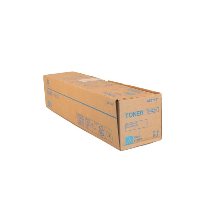 Konica Minolta Toner A5E7451 TN622 Cyan ryhmässä TIETOKOONET & TARVIKKEET / Tulostimet & Tarvikkeet / Musteet ja väriaineet / Toner / Konica Minolta @ TP E-commerce Nordic AB (C27498)