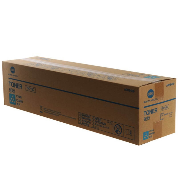 KONICAMINOLTA Toner A9K8450 TN713 Cyan ryhmässä TIETOKOONET & TARVIKKEET / Tulostimet & Tarvikkeet / Musteet ja väriaineet / Toner / Konica Minolta @ TP E-commerce Nordic AB (C27524)