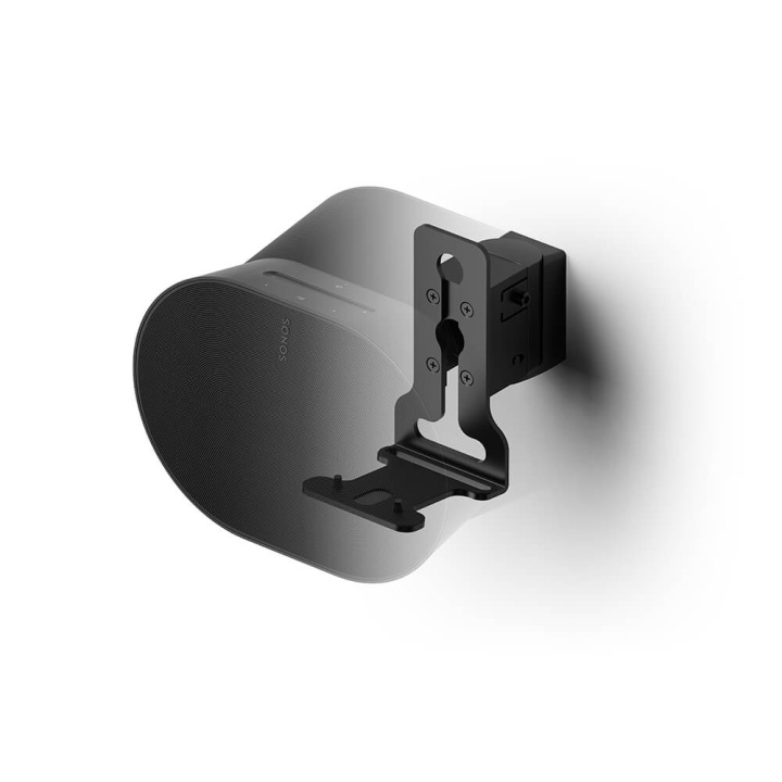 FLEXSON Wall Mount for Sonos ERA300 Single Black ryhmässä KODINELEKTRONIIKKA / Ääni & Kuva / Kaiuttimet & Tarvikkeet / Kaiutinkiinnikkeet @ TP E-commerce Nordic AB (C28555)