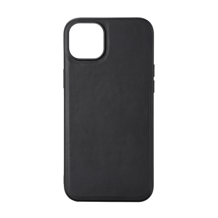 BUFFALO Backcover Leather MagSerie iPhone 15 Plus Black ryhmässä ÄLYPUHELIMET JA TABLETIT / Puhelimen suojakotelo / Apple / iPhone 15 @ TP E-commerce Nordic AB (C28560)