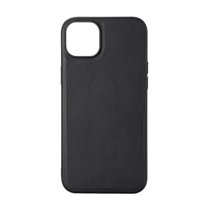 Buffalo Backcover Leather MagSeries iPhone 15 Plus Black ryhmässä ÄLYPUHELIMET JA TABLETIT / Puhelimen suojakotelo / Apple / iPhone 15 @ TP E-commerce Nordic AB (C28560)