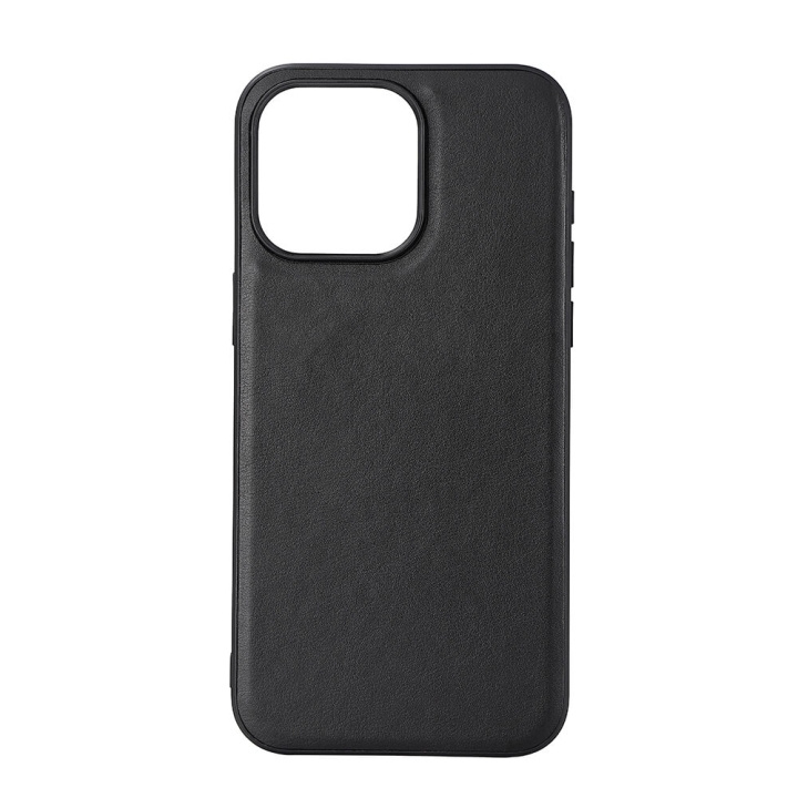 BUFFALO Backcover PU MagSerie iPhone 15 Pro Max Black ryhmässä ÄLYPUHELIMET JA TABLETIT / Puhelimen suojakotelo / Apple / iPhone 15 @ TP E-commerce Nordic AB (C28566)