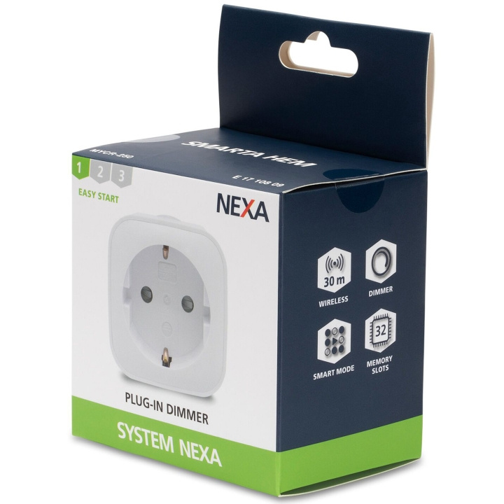 nexa MYCR-250 Plug-in Dimmer 1-pack ryhmässä KOTI, TALOUS JA PUUTARHA / Älykodit / Smart plugs @ TP E-commerce Nordic AB (C28692)