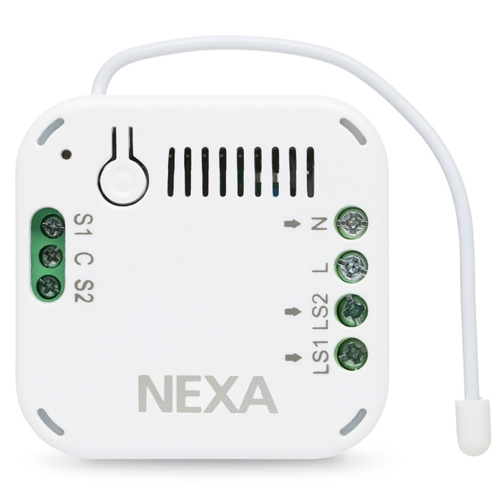 nexa AN-196 Inbyggnadsmott. På/av 2 kanaler Z-wave ryhmässä TIETOKOONET & TARVIKKEET / Verkko / Wifi-vahvistimet @ TP E-commerce Nordic AB (C28716)