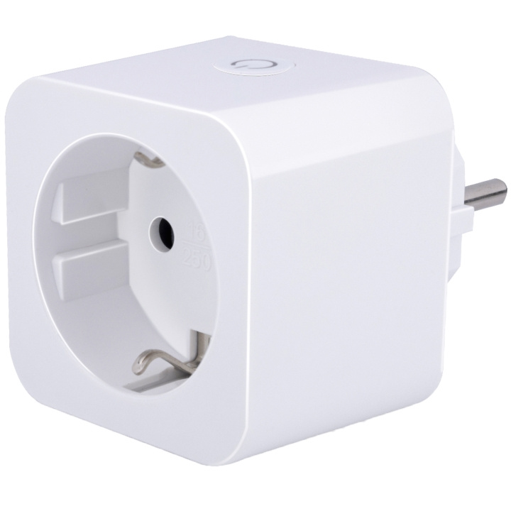 Alpina WiFi Smart Plug 2300W med Energimätning ryhmässä KOTI, TALOUS JA PUUTARHA / Älykodit / Smart plugs @ TP E-commerce Nordic AB (C28738)