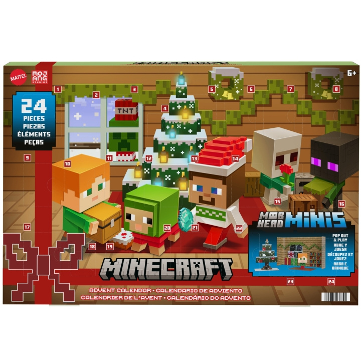 Minecraft Mob Minis Adventskalender ryhmässä LELUT, TUOTTEET LAPSILLE JA VAUVOILLE / Leikkikalut, Askartelu &Pelit / Joulukalenterit @ TP E-commerce Nordic AB (C28809)