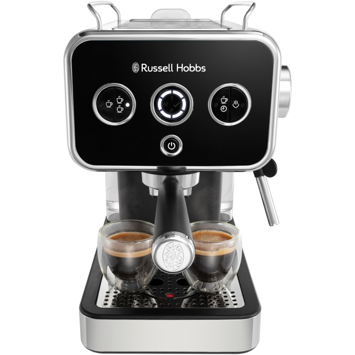 Russell Hobbs Espressomaskin Distinctions Espresso Machine Black 26450-56 ryhmässä KOTI, TALOUS JA PUUTARHA / Kodinkoneet / Kahvikoneet ja tarvikkeet / Espressokoneet @ TP E-commerce Nordic AB (C28859)