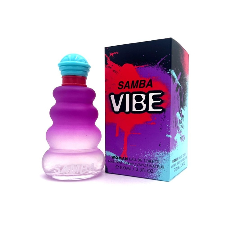 Samba Vibe Woman Edt 100ml ryhmässä KAUNEUS JA TERVEYS / Tuoksut & Parfyymit / Parfyymit / Naisten Tuoksut @ TP E-commerce Nordic AB (C28873)
