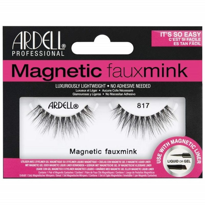 Ardell Magnetic Lash Faux Mink 817 ryhmässä KAUNEUS JA TERVEYS / Meikit / Silmät ja kulmat / Irtoripset @ TP E-commerce Nordic AB (C28914)