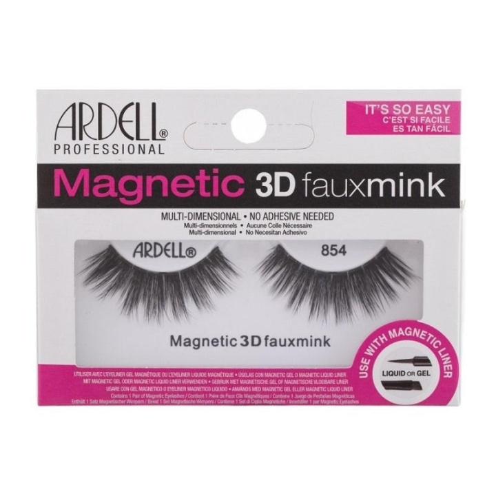 Ardell Magnetic 3D Faux Mink 854 ryhmässä KAUNEUS JA TERVEYS / Meikit / Silmät ja kulmat / Irtoripset @ TP E-commerce Nordic AB (C28916)