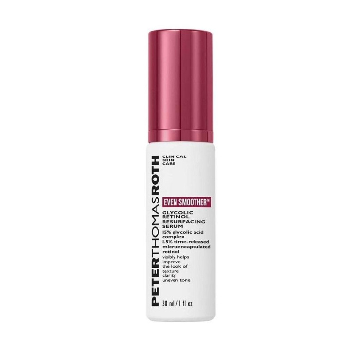 Peter Thomas Roth Even Smoother Glycolic Retinol Resurfacing Serum 30ml ryhmässä KAUNEUS JA TERVEYS / Ihonhoito / Kasvot / Seerumit iholle @ TP E-commerce Nordic AB (C28933)