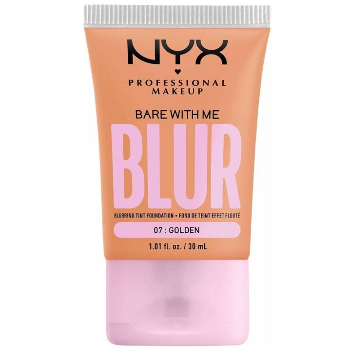 NYX PROF. MAKEUP Bare With Me Blur Tint Foundation 30ml 07 Golden ryhmässä KAUNEUS JA TERVEYS / Meikit / Meikit Kasvot / Meikkivoide @ TP E-commerce Nordic AB (C28981)