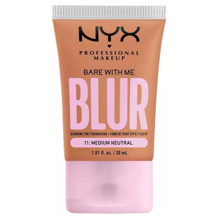 NYX PROF. MAKEUP Bare With Me Blur Tint Foundation 30ml 11 Medium Neutral ryhmässä KAUNEUS JA TERVEYS / Meikit / Meikit Kasvot / Meikkivoide @ TP E-commerce Nordic AB (C28988)