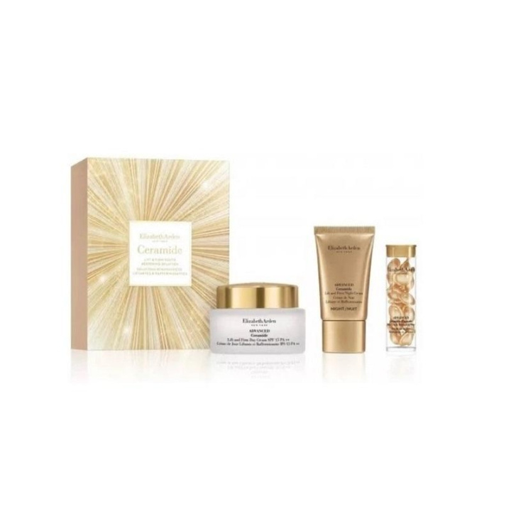 Elizabeth Arden Giftset Elizabeth Arden Ceramide Lift and Firm (50ml + 15ml + 14pcs) ryhmässä KAUNEUS JA TERVEYS / Lahjapakkaukset / Naisten lahjapakkaukset @ TP E-commerce Nordic AB (C29036)