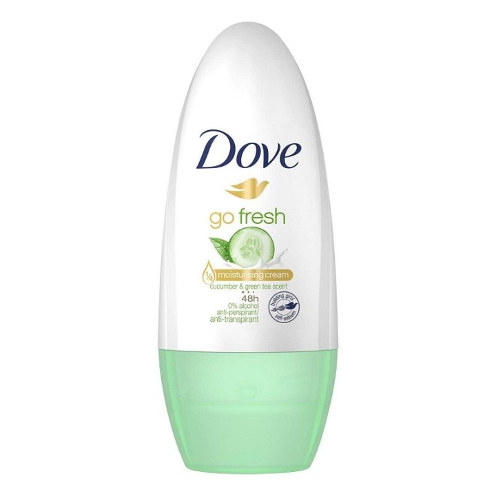 Dove Go Fresh Cucumber & Green Tea Deo Roll-on 50ml ryhmässä KAUNEUS JA TERVEYS / Tuoksut & Parfyymit / Deodorantit / Naisten deodorantit @ TP E-commerce Nordic AB (C29040)