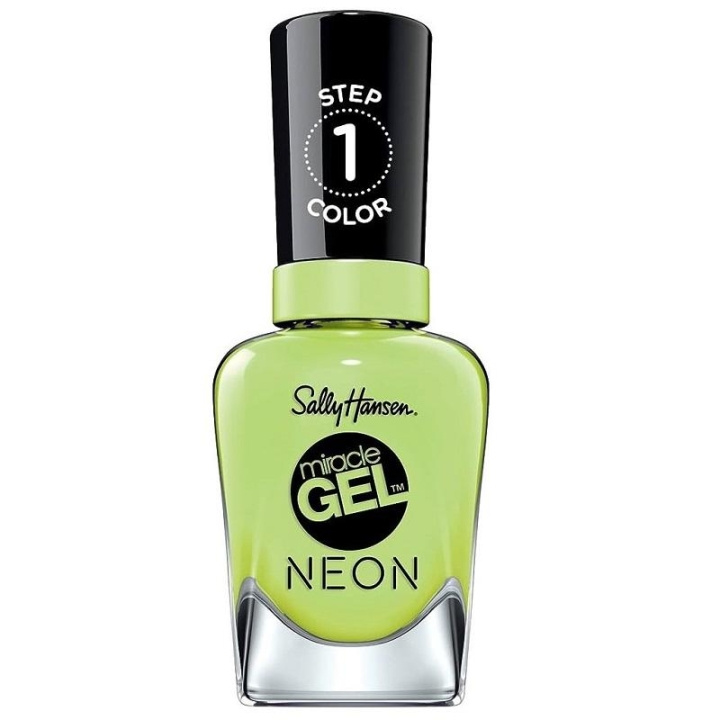 Sally Hansen Miracle Gel Nail Polish Electri-Lime 14.7ml ryhmässä KAUNEUS JA TERVEYS / Manikyyri/Pedikyyri / Kynsilakka @ TP E-commerce Nordic AB (C29115)