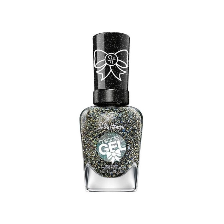 Sally Hansen Miracle Gel Nail Polish Glitter To Santa 14.7ml ryhmässä KAUNEUS JA TERVEYS / Manikyyri/Pedikyyri / Kynsilakka @ TP E-commerce Nordic AB (C29116)