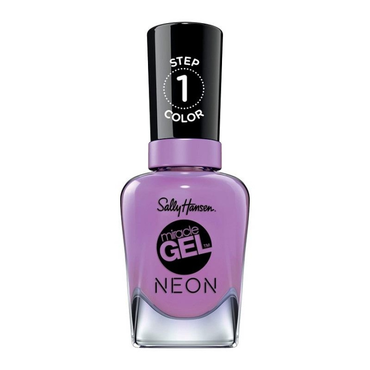 Sally Hansen Miracle Gel Nail Polish Violet Voltage 14.7ml ryhmässä KAUNEUS JA TERVEYS / Manikyyri/Pedikyyri / Kynsilakka @ TP E-commerce Nordic AB (C29118)