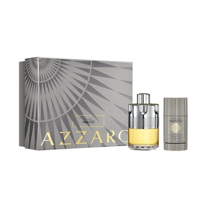 Azzaro Giftset Azzaro Wanted Edt 100ml + Deo Stick 75ml ryhmässä KAUNEUS JA TERVEYS / Lahjapakkaukset / Miesten lahjapakkaukset @ TP E-commerce Nordic AB (C29174)